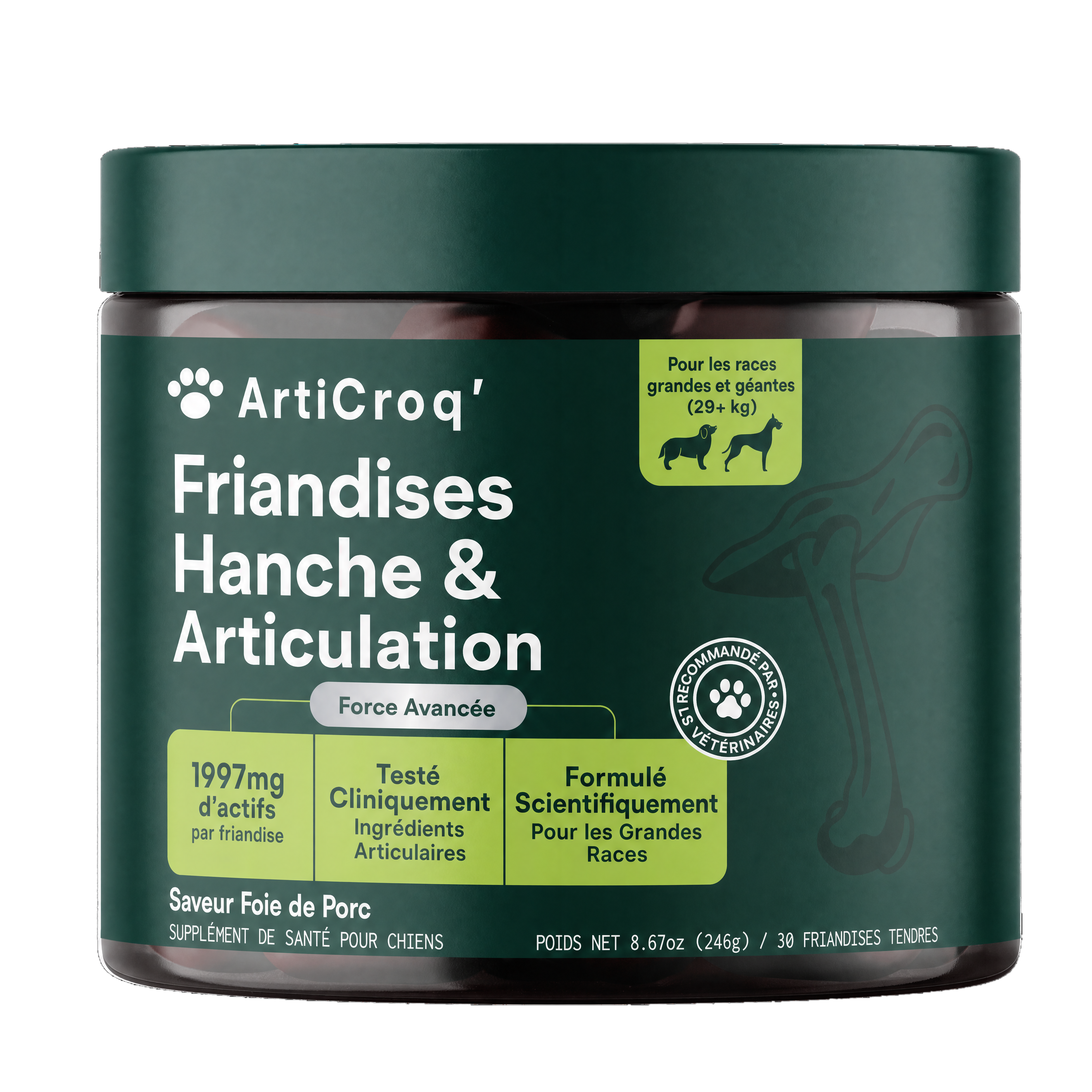 Friandises Hanches & Articulations pour grandes races