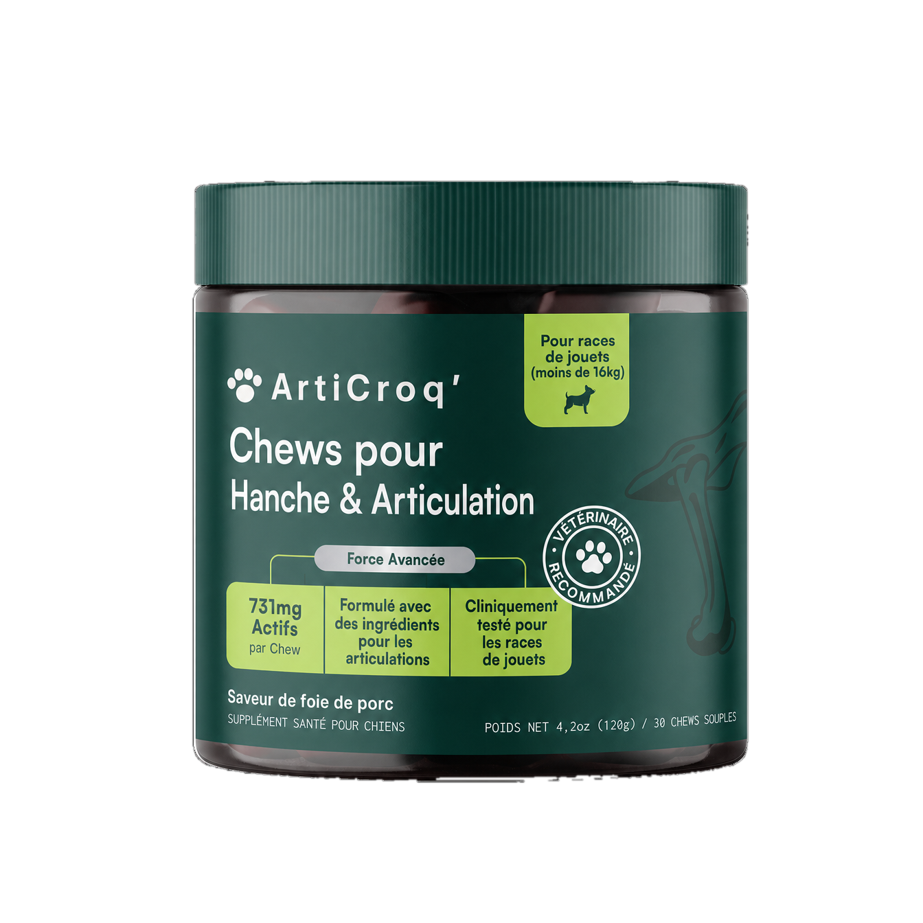 Friandises Hanches & Articulations pour petites races