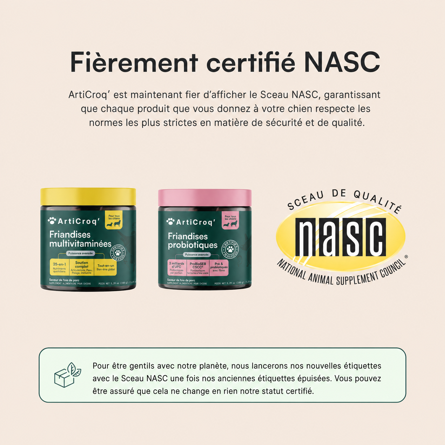 Friandises Multivitamines + Friandises Probiotiques