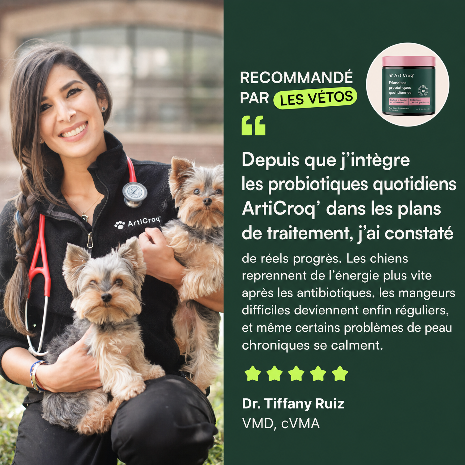 Friandises Multivitamines + Friandises Probiotiques